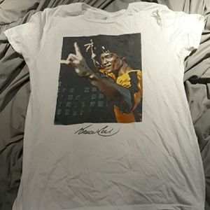 Bruce Lee White Tee